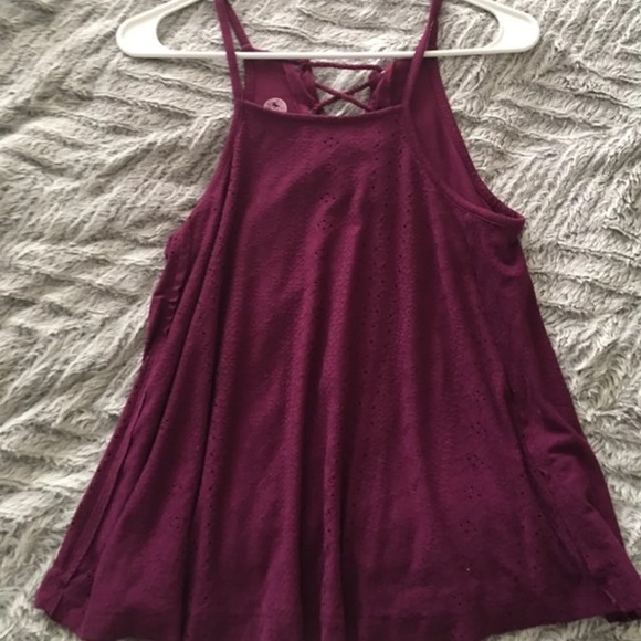 Lace Up Back Tank Top - Picture 1 of 3